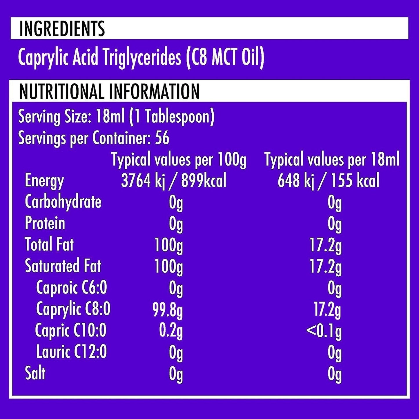 Kasse med 24 x Pure C8 MCT Oil | 15 X 15 ml Pakker Kasse