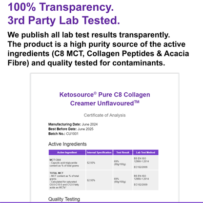 Pure C8 Kollagen Fløde