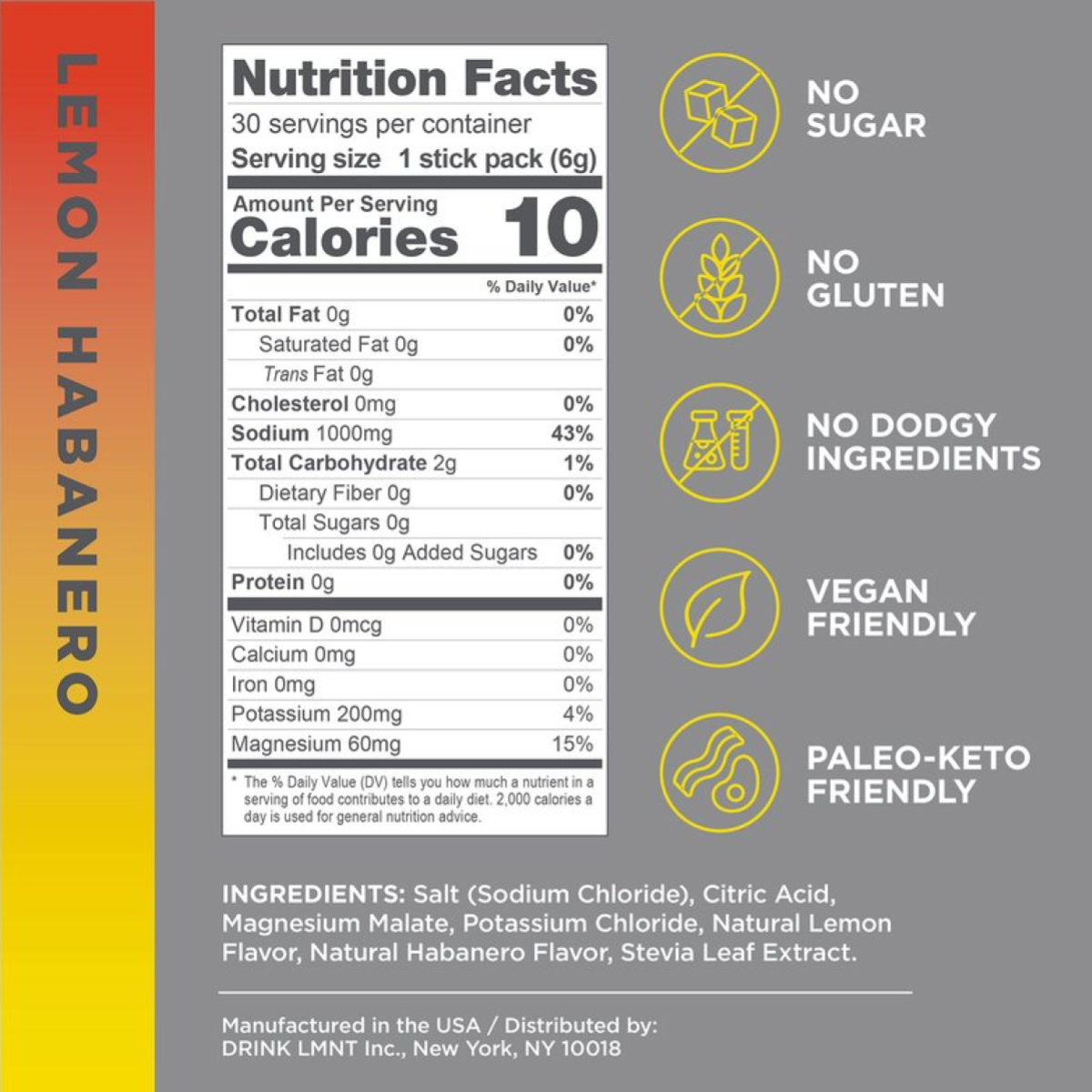 LMNT Opladning Elektrolytter