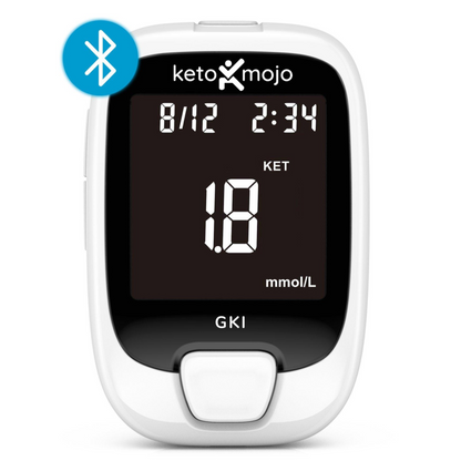 Keto-Mojo GKI-Bluetooth Blodsukker- og Ketontæller - BASIS STARTERKIT